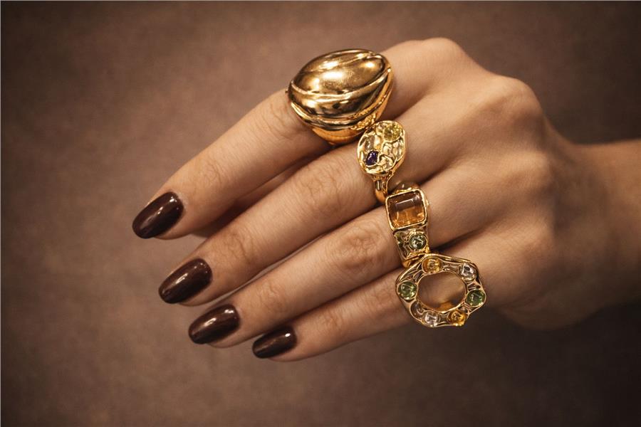 Magnolia Beşli Yüzük Set